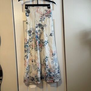 Floral tube dress/skirt size S